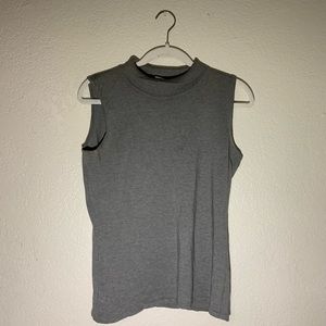 Emanuel ungaro gray knit top size medium